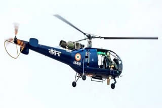 Hindon  Chandigarh  COVID-19  technical snag  Indian Air Force  test samples  chopper  Delhi highway  IAF Chetak helicopter  IAF helicopter makes emergency landing  helicopter with medical samples make emergency landing  helicopter on COVID duty  കൊവിഡ് ഡ്യൂട്ടി  ഹെലികോപ്‌റ്റര്‍ താഴെയിറക്കി  ഇന്ത്യൻ വ്യോമസേന ഹെലികോപ്റ്റര്‍  ഇന്ത്യൻ വ്യോമസേന  സാങ്കേതിക തകരാര്‍