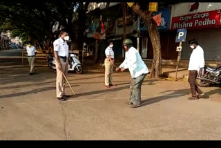 Traffic Police Punishment in Dharwad