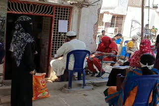 ration distribute at yerragondapalem prakasam district