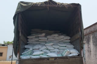 rice truck seized