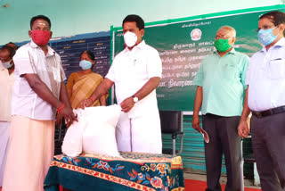 food minister kamaraj addressing press in thiruvarur