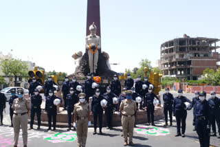 jaipur news, Rajasthan Police Day, Nirbhaya squad