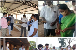 yellow crop purchase centre at guttulaputtu paderu