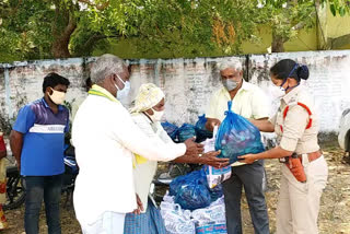 TDP LEADERS DISTRIBUTED GROCERIES TO SANITATION EMPLOYEES