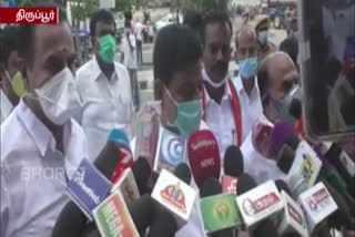 Controlling coronavirus infection in Tirupur - Minister Udumalai Radhakrishnan