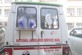 Sampling Van at Civil Hospital Paonta