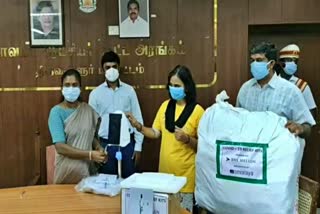 Tiruvallur charitable Trust donated medical kit