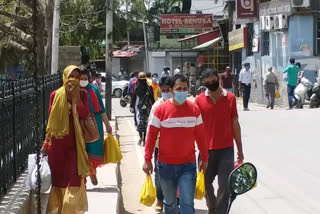 Everyone in Nahan city using mask