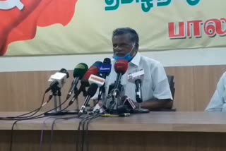 indian communist party leader muththarasan press meet