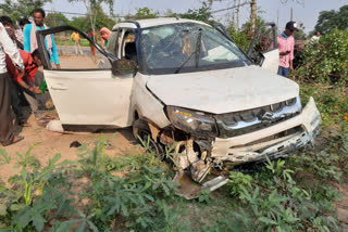 CAR ACCIDENT IN MEDAK DISTRICT four INJURED