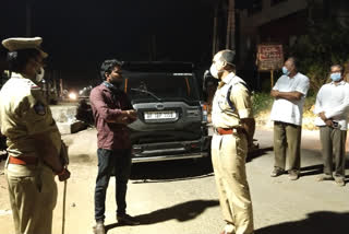 srikakulam sp visited lockdown conditions at palakonda