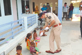 police help to shelter home