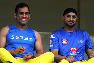 Harbhajan Singh And MS Dhoni