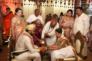 HD Kumaraswamy's son gets married