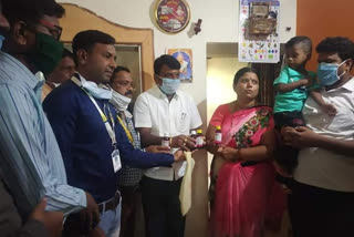 provided medicine to a three-year-old child by Mla