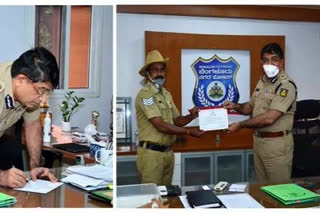 cancer patient  constable saves life  lockdown  covid 19  constable saves life of cancer patient  Bengaluru constable  Indira Nagar  Constable Kumaraswamy  Dharwad  കാൻസര്‍ രോഗി  മരുന്ന് വാങ്ങി നല്‍കി  മരുന്ന വാങ്ങി നല്‍കി പൊലീസുകാരൻ  ബെംഗളൂരു പൊലീസ്  കൊവിഡ് 19  ലോക്ക് ഡൗൺ