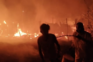 fire broke out in lasanpur in wardha