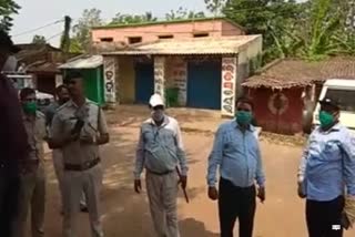 administration sealed off  merchant's shop in jajpur