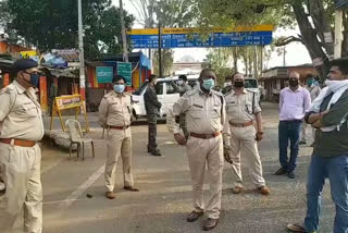 देवघरः बिहार से जुड़ी सभी सीमाओं का DIG ने किया निरीक्षण, तमाम अधिकारी रहे मौजूद