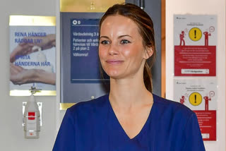 Princess Sofia of Sweden, Princess Sofia starts work as a healthcare assistant, taking a three-day medical course, fight against coronavirus, କୋରୋନା ଯୋଦ୍ଧା, ସ୍ବିଡେନ ରାଜକୁମାରୀ ସୋଫିଆ