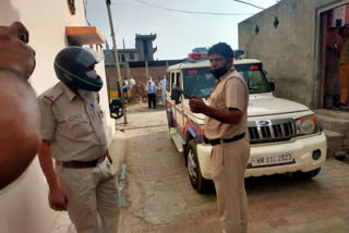 drunken youth attack on jind police