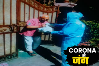 Bengali Market area sealed due to corona virus in delhi