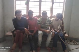 Four sand smugglers of Uttar Pradesh arrested