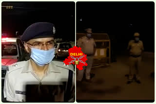 Police stationed at midnight at Haryana border adjacent to Delhi