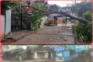 heavy rain at paderu in visakhapatnam district