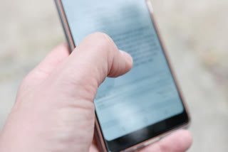 Woman attends husband's funeral through video call