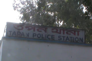 bjp worker arrested for not giving tot rent in tapan, south dinajpur