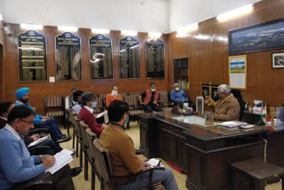 DC Shimla meeting with different organiztion