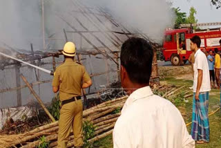 poultry farm burnt in malda