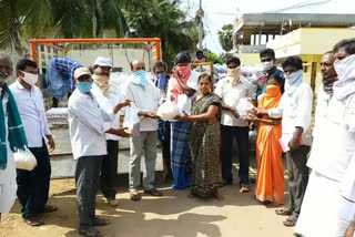 Distribution of Essential Commodities for the Poor  in seetharampuram