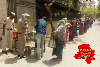 Food Distribution in vijay vihar