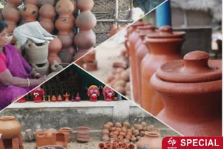 livelihood of pottery workers affected by curfew