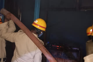 Accidental fire to medical shop In Belgaum