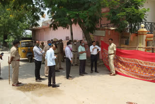 police protection at Sedam fair for stop the Religious function