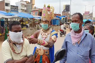 awareness on corona in yadadri bhuvanagiri district