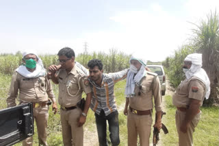 encounter between police and criminals in muzaffarnagar