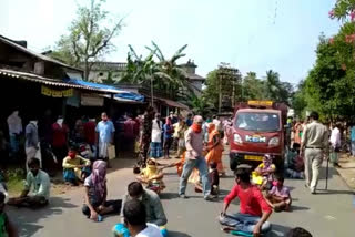 demonstration against ration corruption hooghly