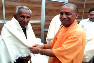 cm yogi father admitted in delhi AIIMS