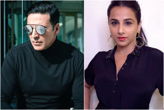 Akshay kumar, vidya balan, Akshay kumar and vidya balan comic fight at mission mangal set,  mission mangal, विद्या बालन, अक्षय कुमार