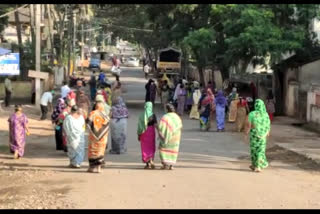 Groceries distributed by Congress leader