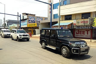 Police team took out flag march in Raipur