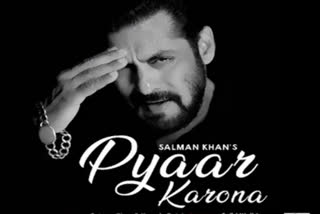 Salman's coronavirus-themed song Pyaar Karona out now