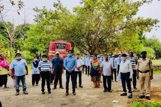 Home quarantine instructions to 26 students from Orissa to Anuppur.