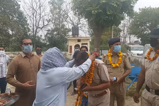 people of Sudal village welcomed police