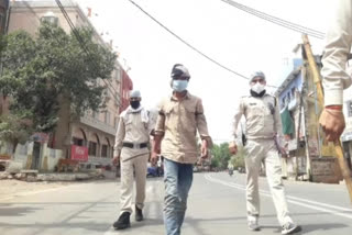 Police in Gwalior take out procession of robbery in case of malfunction