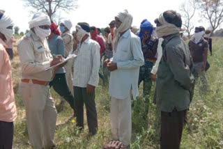 Worker died due to thrasher machine in Burhanpur